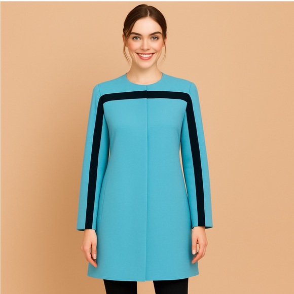 W by Worth Jackets & Blazers - Wool + Cashmere W by Worth Colorblock Coat Size 4